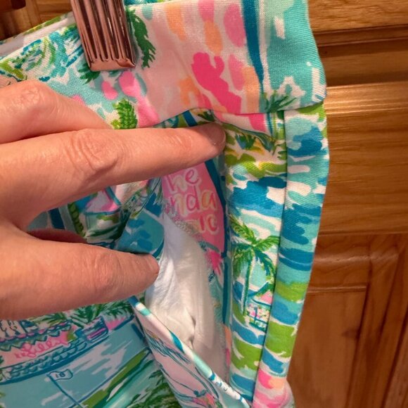 Lilly Pulitzer Callahan Knit Short Size 8 Hondo Classic Print NWT - Picture 4 of 15